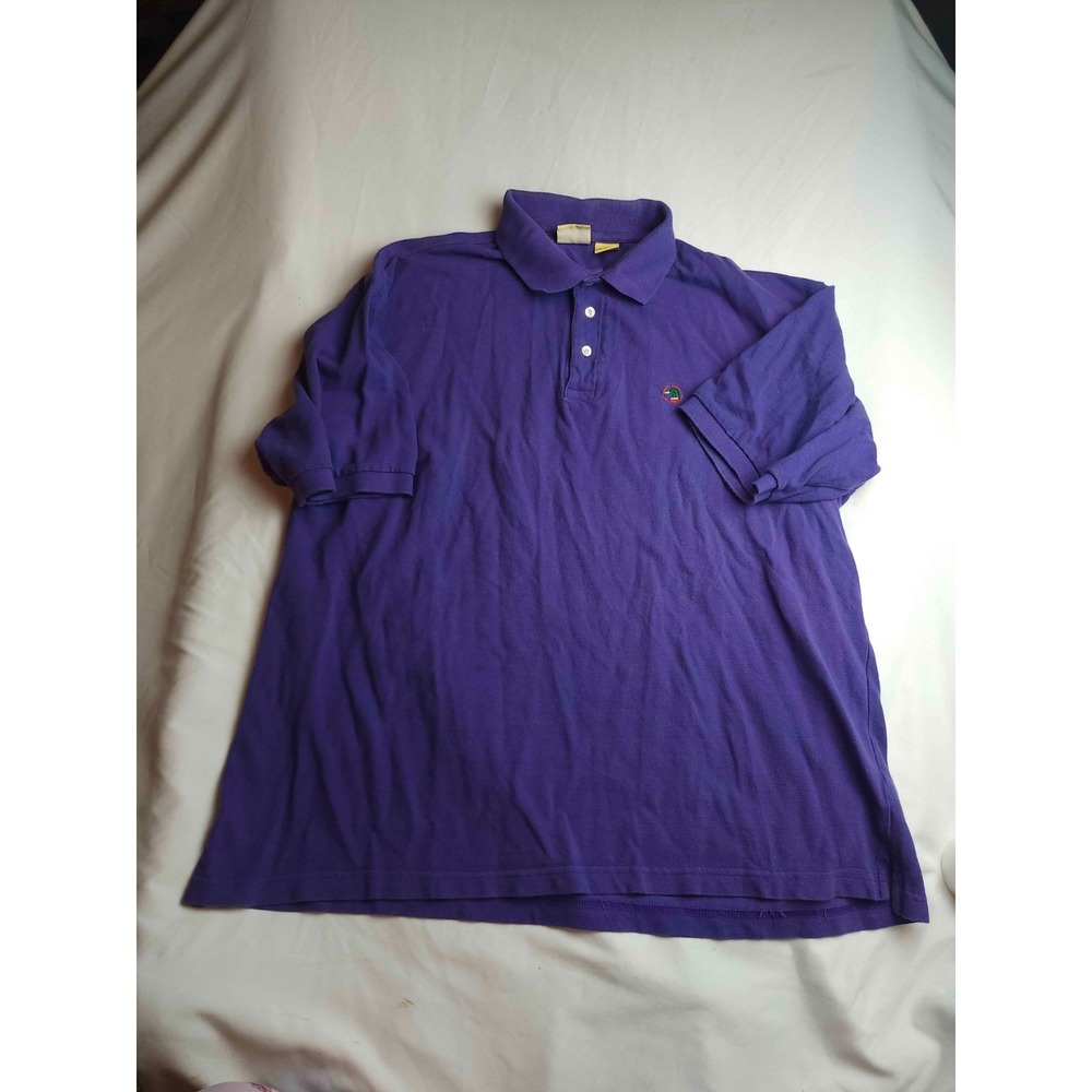 Vintage 90s Duck Head Original Polo Shirt Mens Size XL Purple Retro Short Sleeve